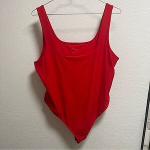 No Boundaries Red Bodysuit